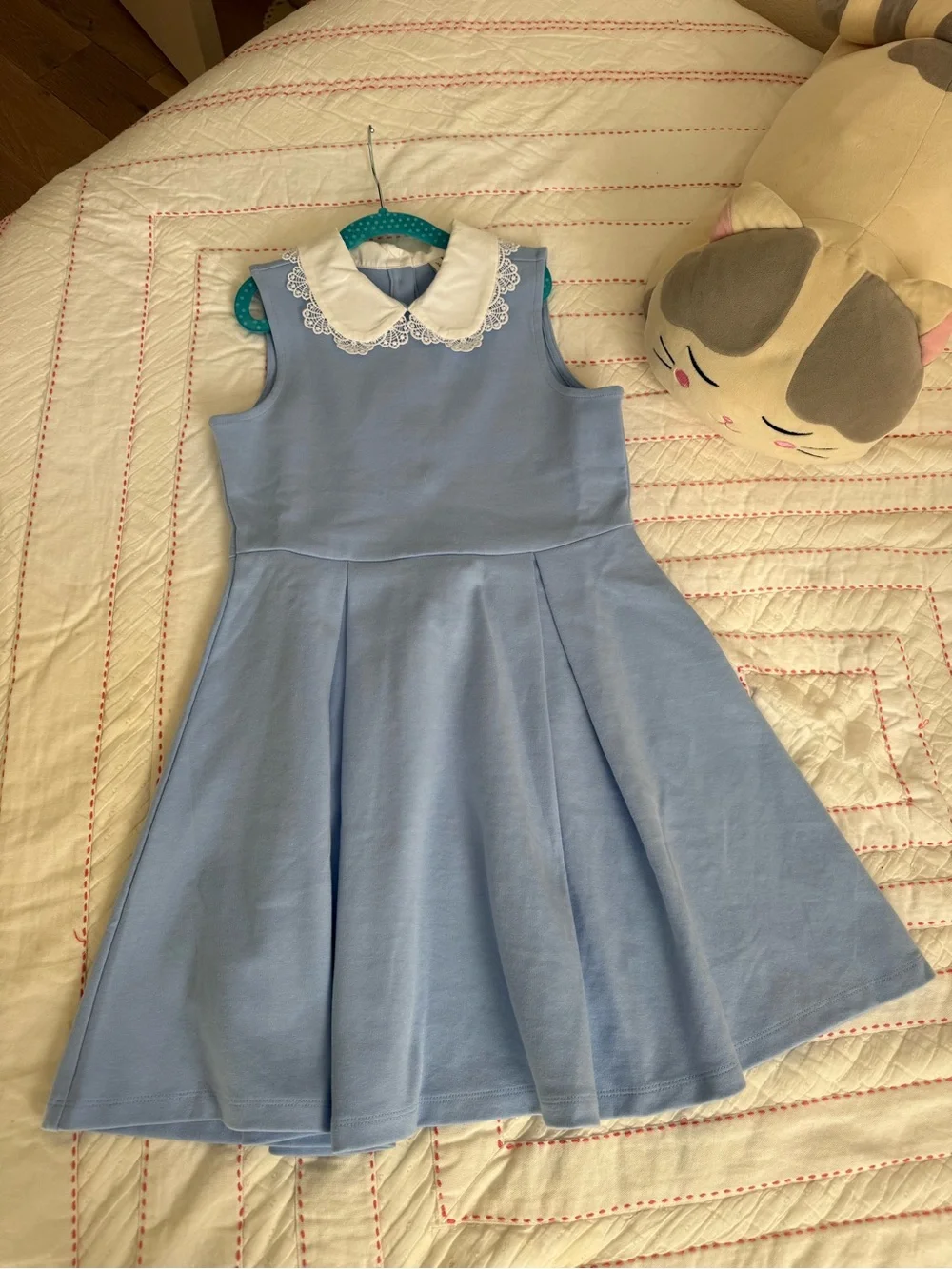 Janie and Jack Blue School Uniform Dress Size 10